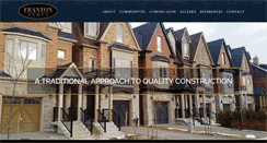 Desktop Screenshot of frantonhomes.com