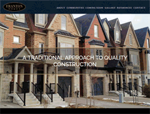 Tablet Screenshot of frantonhomes.com